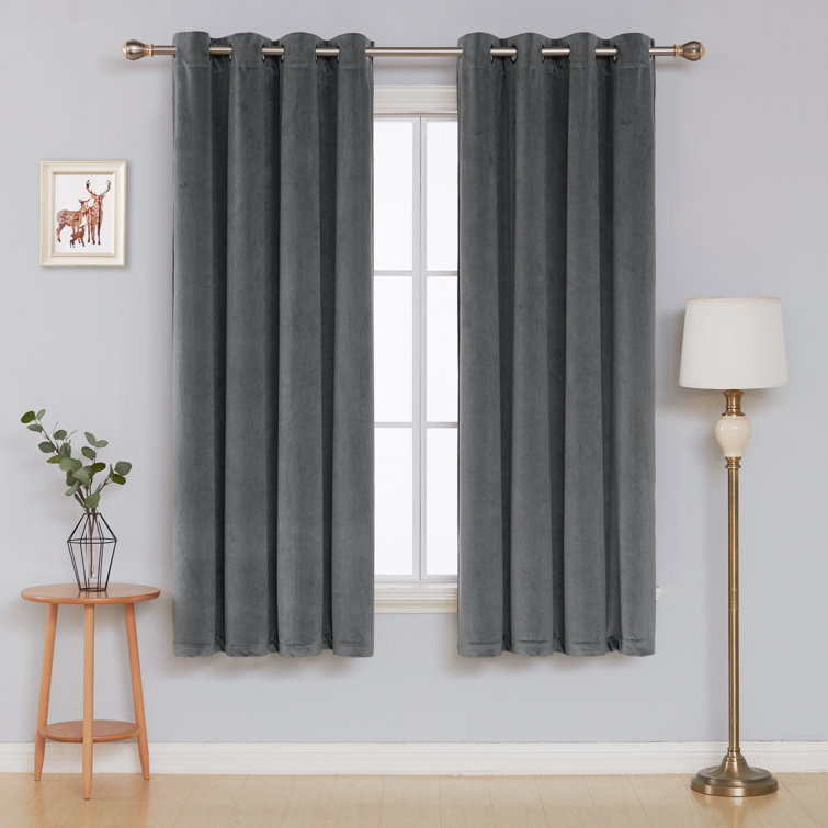 Brayden Studio Highland Blackout Thermal Curtains Wayfair.co.uk